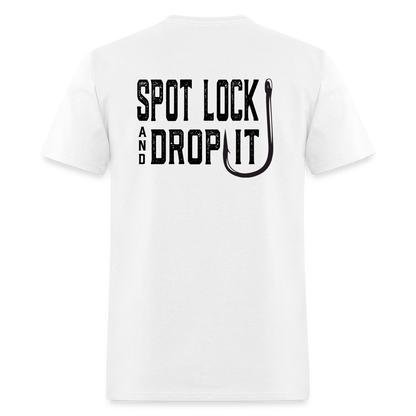 Spot Lock and Drop It - white