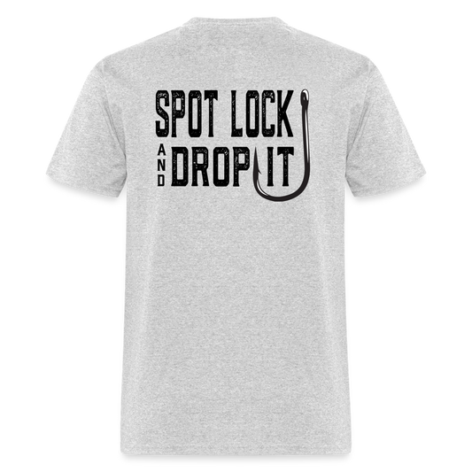 Spot Lock and Drop It - heather gray
